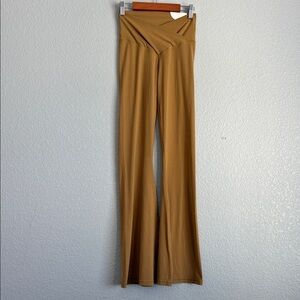 aerie Flare Pants in Camel Brown